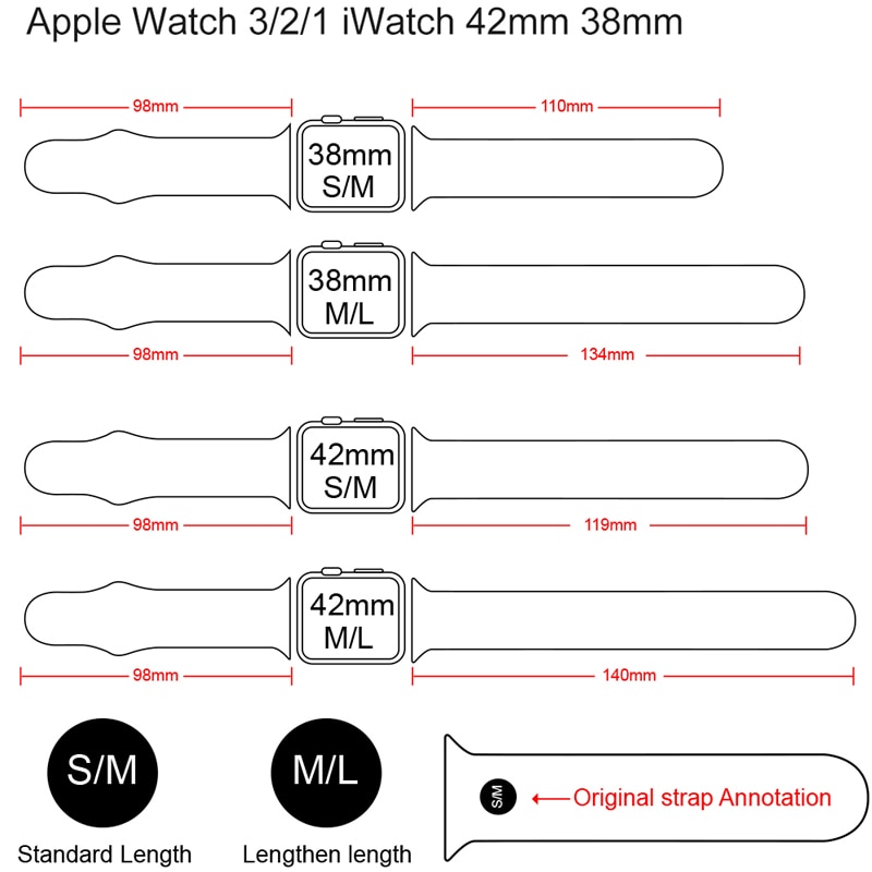 Dây Silicone Khóa Kim Loại Cho Đồng Hồ Apple 4 3 2 38mm 42mm Iwatch 4 44mm 40mm