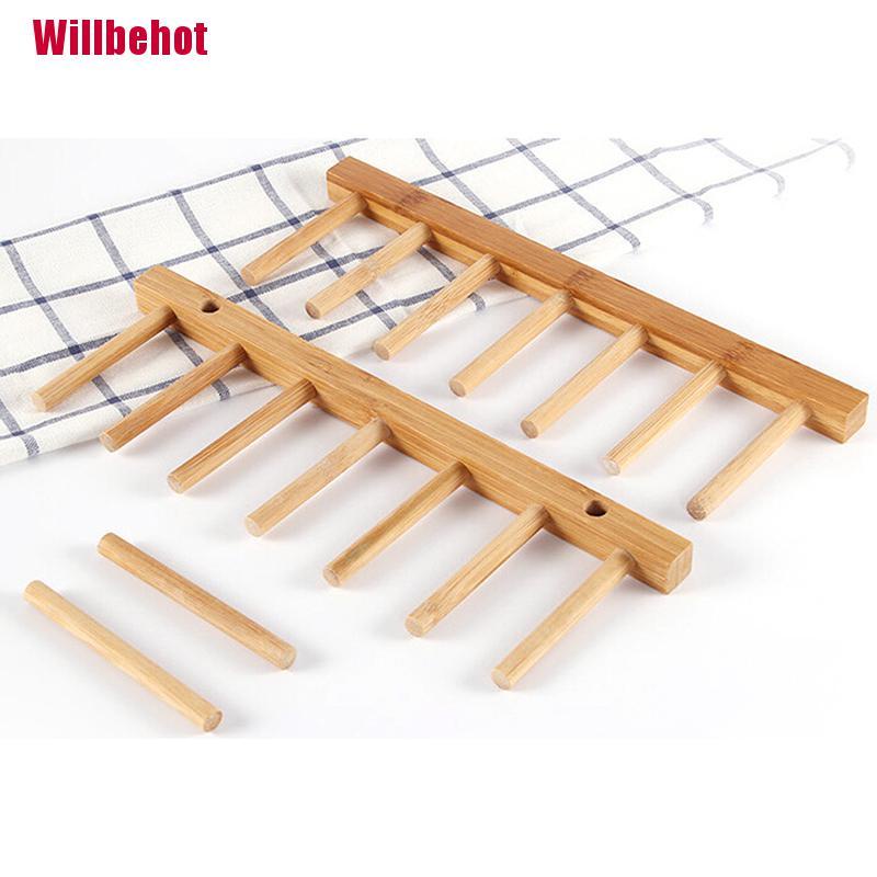 Giá Đỡ Nắp Nồi Bằng Gỗ Tiện Dụng