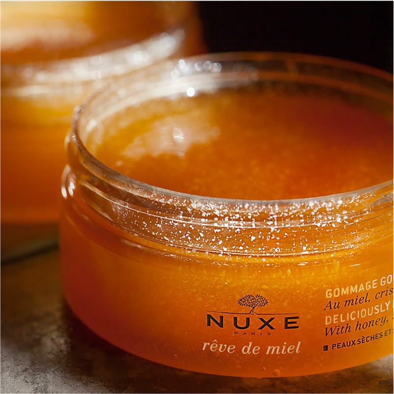 Tẩy da chết Nuxe chiết xuất mật ong Reve De Miel Deliciously Nourishing Body Scrub