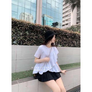 Set Áo Kiểu Mix Chân Váy Xếp Ly 💖FREESHIP💖 Giảm 20k khi nhập[THAOCHI20] SET ĐỒ NỮ SANG CHẢNH