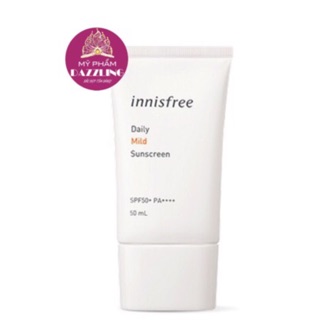 Kem Chống Nắng Innisfree Daily Cream Mild 50ml Mẫu Mới