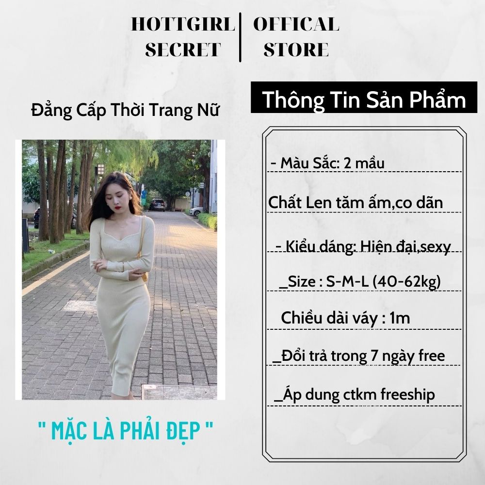 Váy body dài tay Hottgirlshop,đầm body dài co dãn tôn dáng sexy đủ size 42-64kg- VBD0001 | BigBuy360 - bigbuy360.vn
