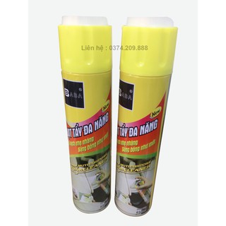 Bình xịt tẩy bọt tuyết baba. dùng tẩy vết ố trên ô tô, đồ da, nội thất.phụ tùng ô tô 68