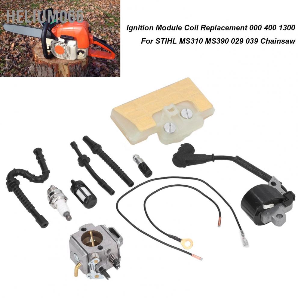 Helium066 Chain Saw Ignition Coil Kit for STIHL MS310 MS390 029 039 Chainsaw Module Replacement 000 400 1300