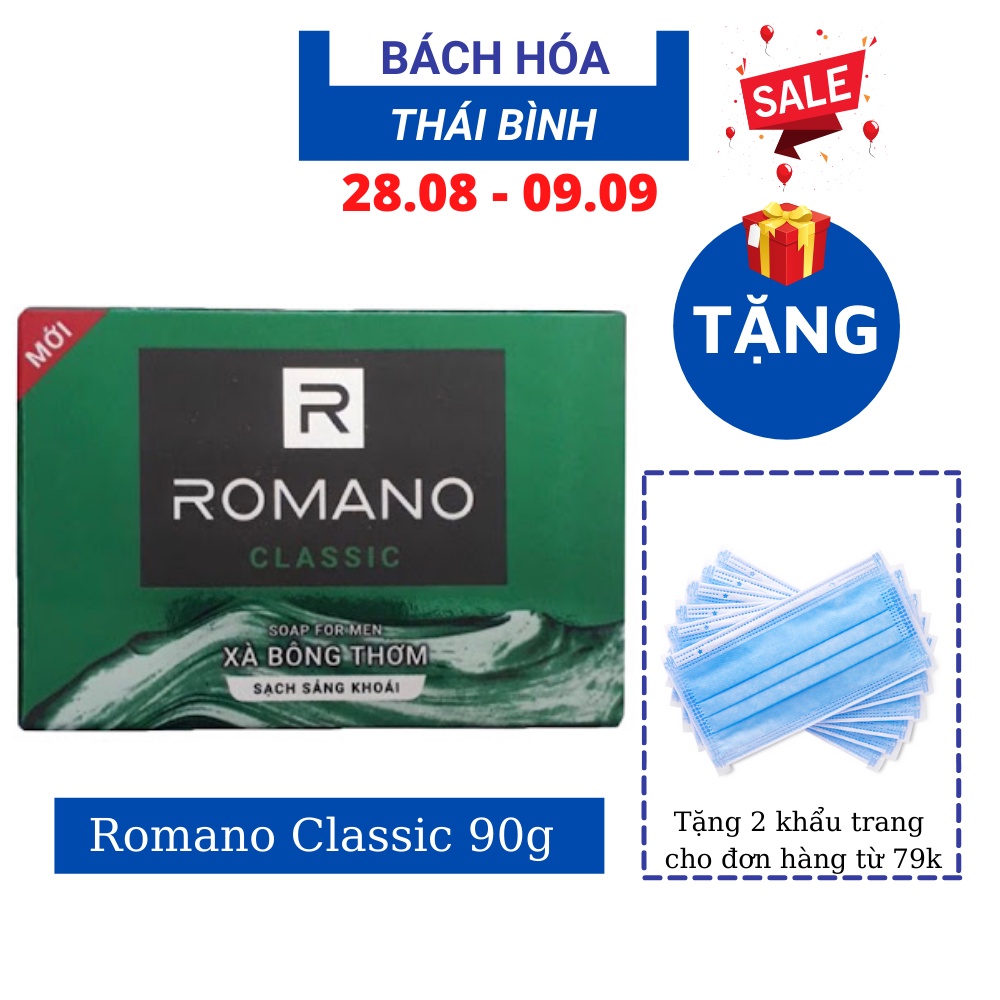 Xà bông thơm Romano Classic 90g