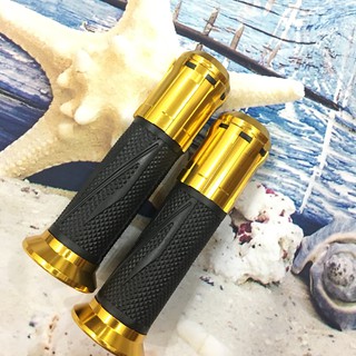 Trọn bộ tay nắm thay thế cực đẹp cho xe máy, gân có vân cao su chữ S mới lạ M77