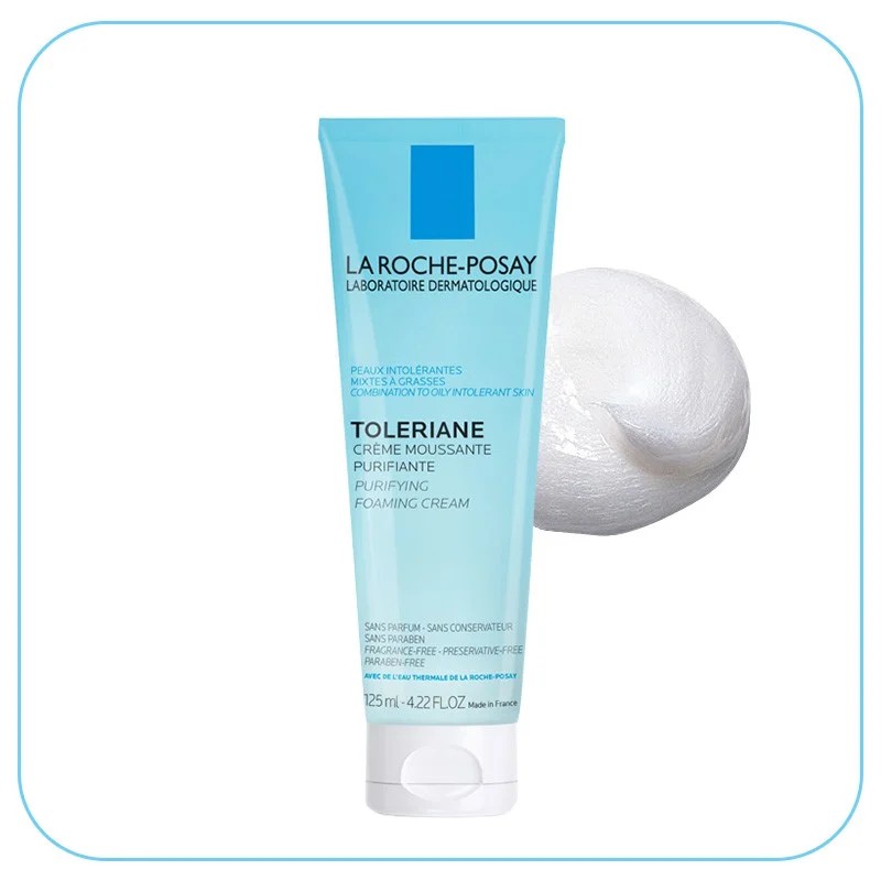 La Roche-Posay Toleriane Purifying Foaming Cream - Sữa rửa mặt La Roche-Posay tạo bọt dành cho da hỗn hợp, da dầu 125ml