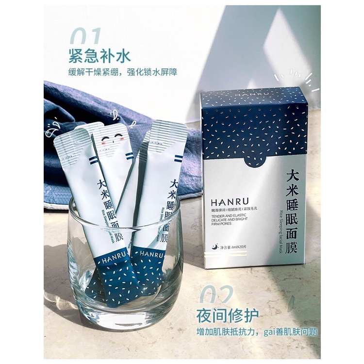 Mặt nạ ngủ cấp ẩm trắng sáng da, nuôi dưỡng tế bào gốc. | BigBuy360 - bigbuy360.vn