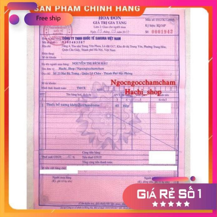 Viên xương khớp nhện Chondroitin ZS Nhật bản cho người đau lưng, đau khớp 60 viên