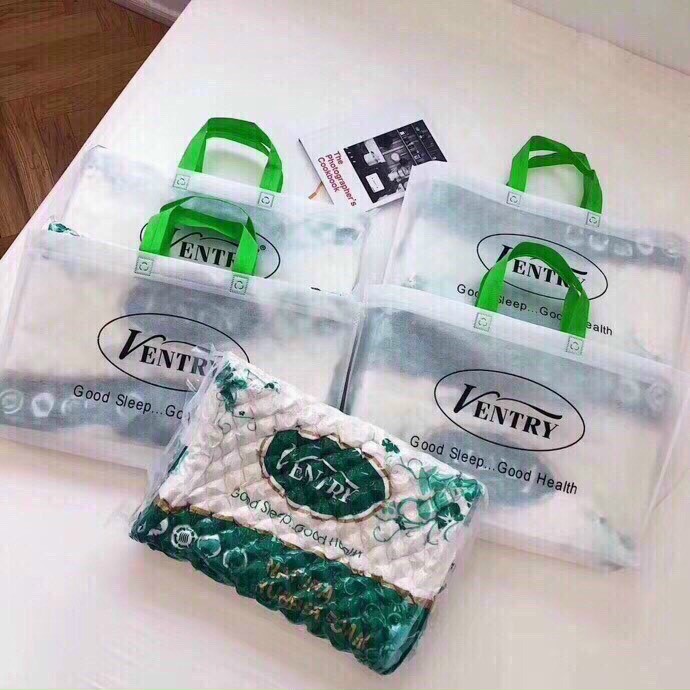 Gối Cao Su Non VenTry cao cấp hàng chuẩn Thái Lan 🍀 Chống đau mỏi vai gáy 🍀 2 size M- L