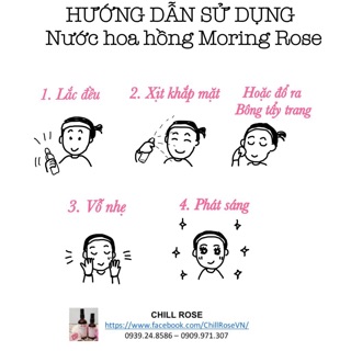 Nước hoa hồng organic Morning Rose