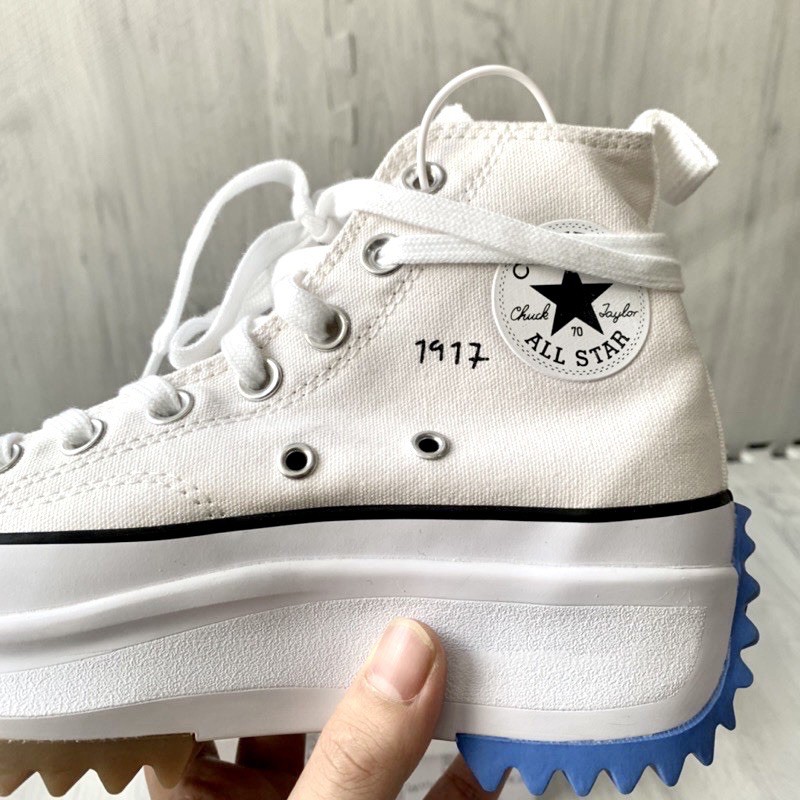 (Loli Store) Giày CVS x JW Anderson Run Star Hike - Trắng - Cao cổ - Chất lượng tiêu chuẩn