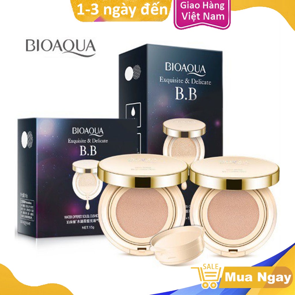 Phấn Nước Bioaqua BB Cream Air Cushion Vỏ Vàng Sang Chảnh Chính Hãng