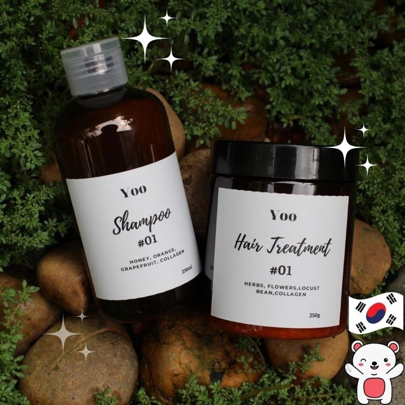 Combo Phục Hồi Tóc Hư Tổn Gồm Dầu Gội Cam Mật Ong Bản Cũ 250ml Và Kem Ủ Thảo Mộc Keratin 250g - Yoo.haircare