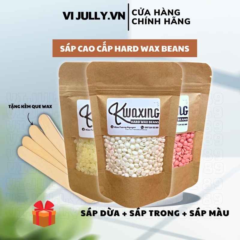 Sáp Wax Lông Nóng Hạt Đậu Hard Wax Beans Nhập Khẩu Siêu Bám Lông, Tẩy Sạch Lông Nách, Tay Chân, Râu, Bikini Cho Nam Nữ