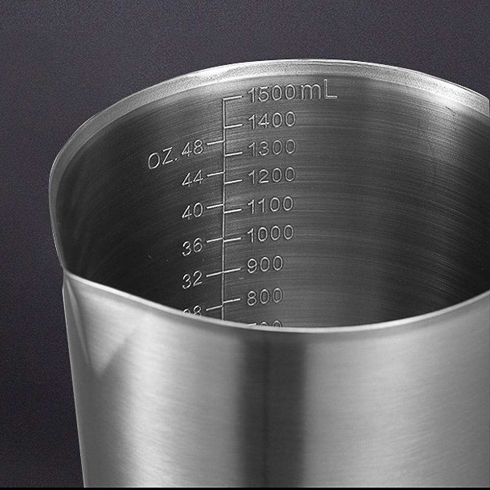 Cốc Đong Cà Phê Latte Cappuccino Espresso Bằng Thép Không Gỉ 304 500-2000ml|Phụ Kiện Chuyên Dụng Dành Cho Pitcher