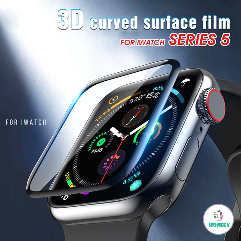 Miếng Dán Bảo Vệ Màn Hình Bằng Nhựa TPU 3D Cho Đồng Hồ Thông Minh Apple Watch Series 5 4 3 2 1 38mm 40mm 42mm 44mm