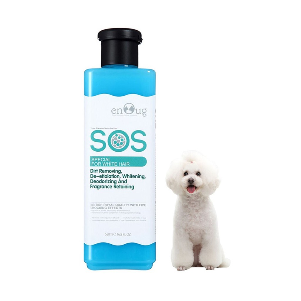 Sữa Tắm SOS White Cho Chó Mèo Lông Trắng (530ml)