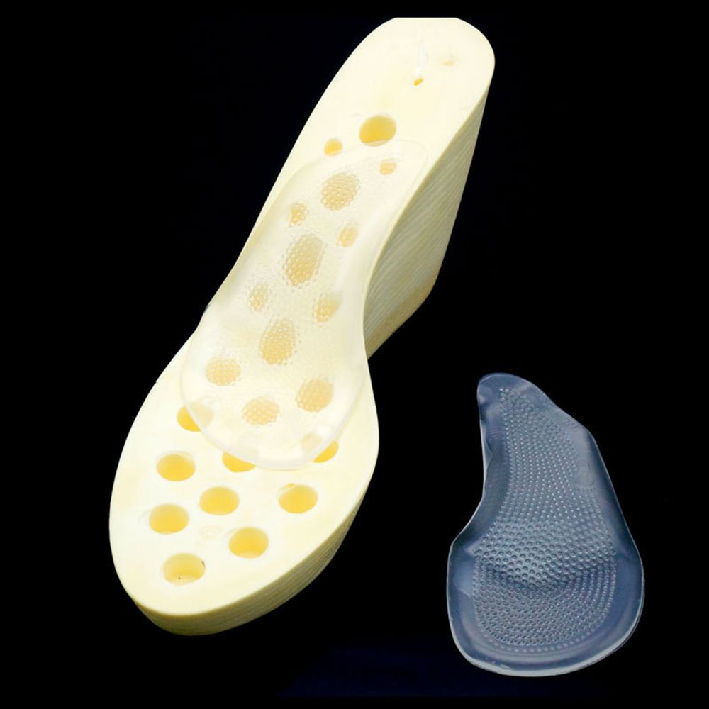 Đệm Lót Giày 3/4 Bằng Silicone Hỗ Trợ Giảm Đau Gót Chân Tiện Dụng
