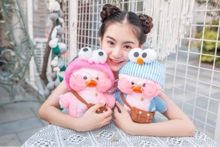 [CÓ SẴN] Vịt Bông LaLaFan Siêu Cute Size 30cm(đầy đủ phụ kiện)
