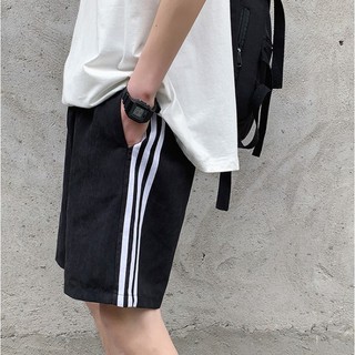 Quần short thể thao 3 sọc nam nữ phong cách ulzzang siêu hot