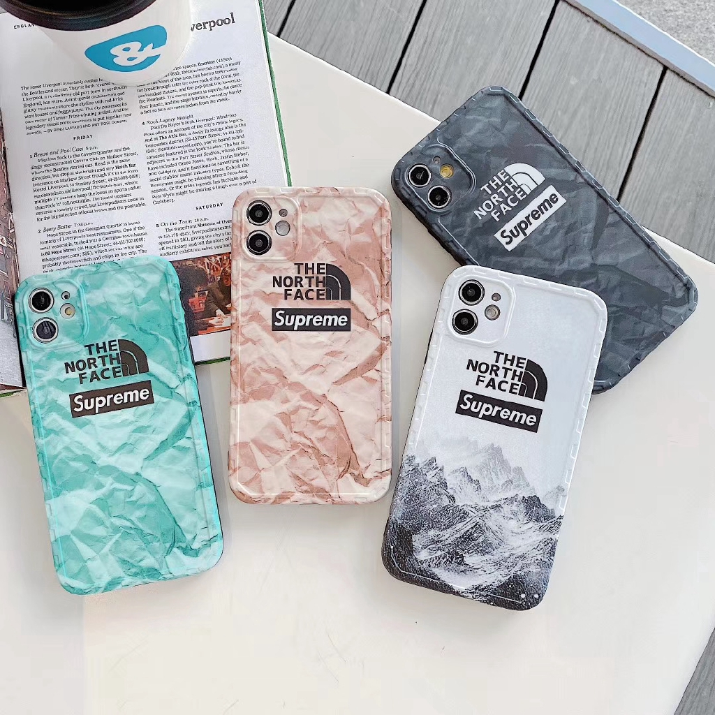 Tide The North Face Joint Sup Luxury Fashion Tide Male Iphone 11 promax XR XSMAX XS Se 2 7 8 P