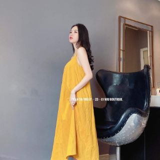 Đầm maxi 2s chéo lưng