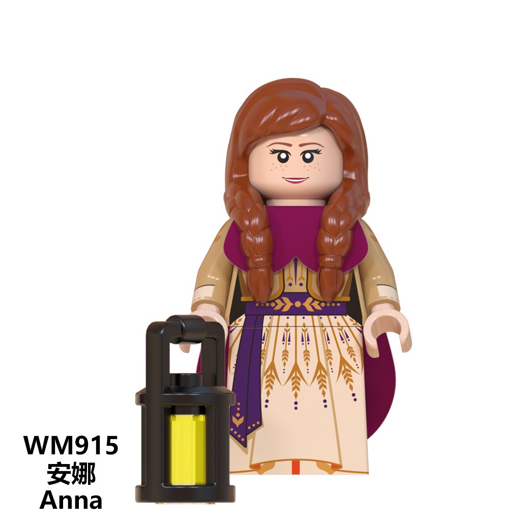 Minifigures Nhân Vật Công Chúa Elsa &amp; Anna Mẫu Mới Ra Siêu Đẹp WM6084