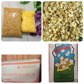 1 set ngô nổ bắp rang bơ tự làm tại nhà 75k