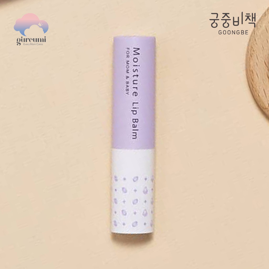 Son dưỡng ẩm môi Hàn quốc GOONGBE, son dưỡng thỏi không màu không chì 3.3g