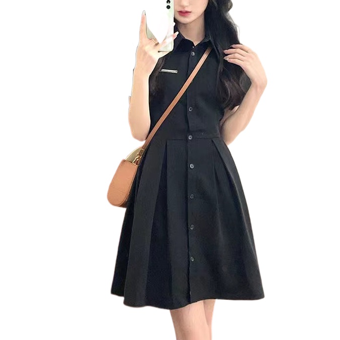 Đầm Perty chữ A thời trang mùa hè phong cách Hàn Quốc cho nữ