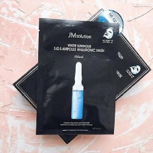 Combo 5 Mặt Nạ Jmsolution S.O.S Ampoule Hyaluronic Mask Plus Siêu Cấp Ẩm Cho Da 30ml x5