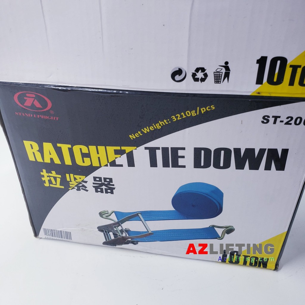 Dây cảo hàng tăng đơ bản 75mm 10 tấn móc J dài 8 mét