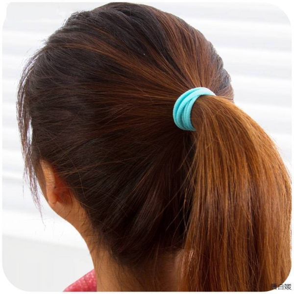 Dây Cột Tóc , Dây Thun Cột Tóc Trơn, Dây Buộc Tóc Co Giãn,Nhiều Màu