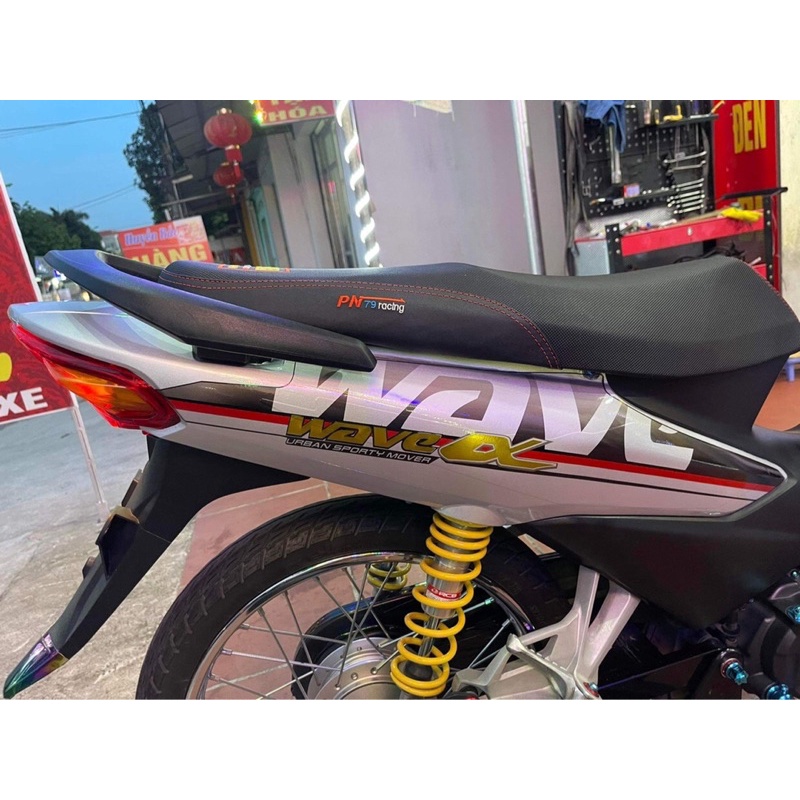 Tem wave 110cc Mẫu Ghép crom Hot Nhất