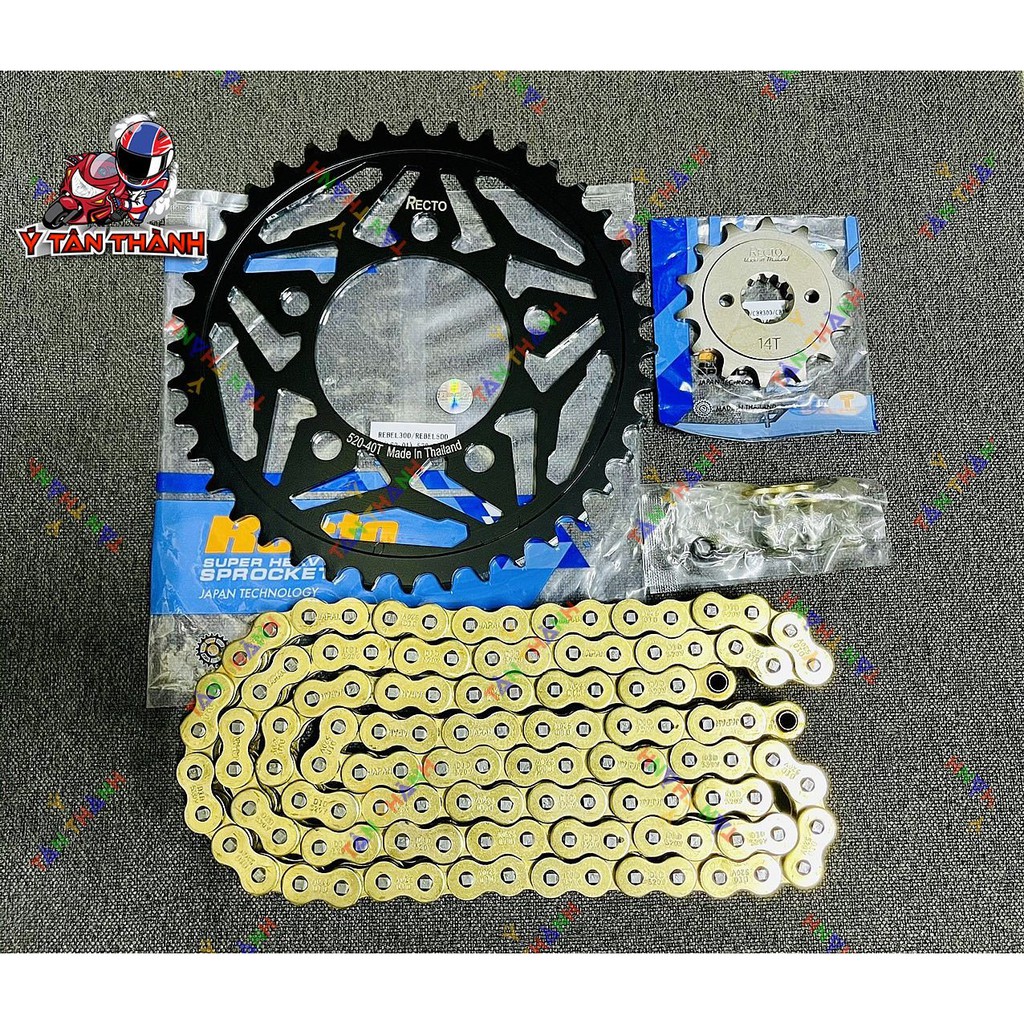 nhông sên đĩa xe moto rebel 500 0630
