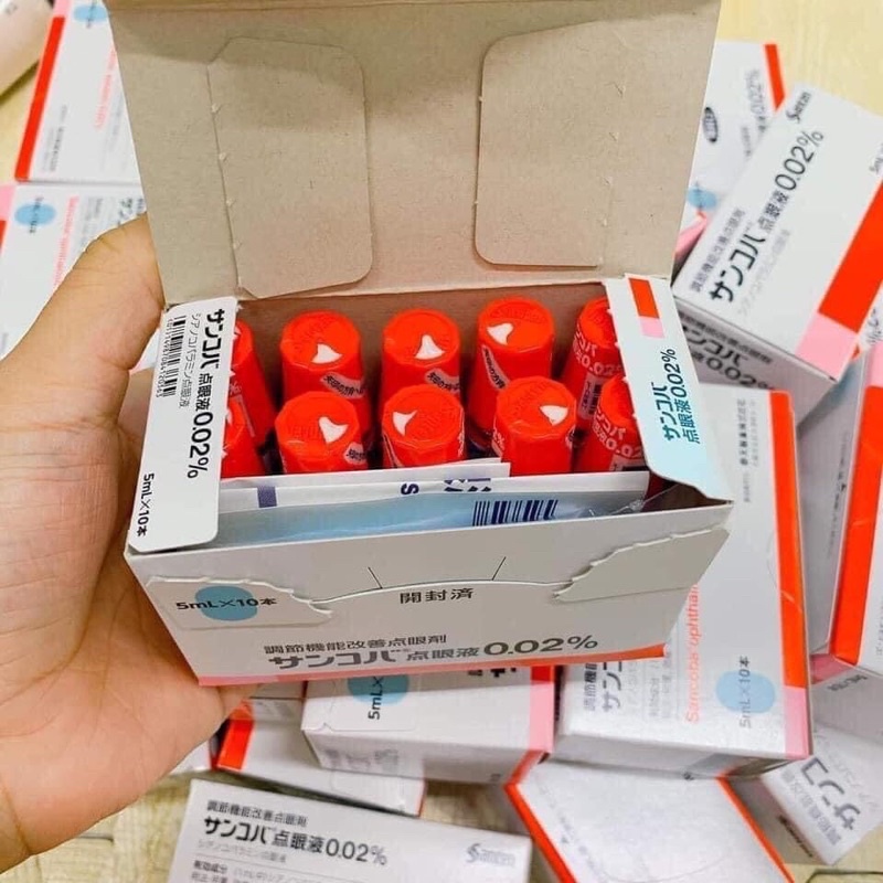 Thuốc Nhỏ Mắt Sancoba Nhật Bản Giúp Làm Phục Hồi Thị Lực Giảm Khô Mắt An Toàn Cho Cơ Thể 5ml