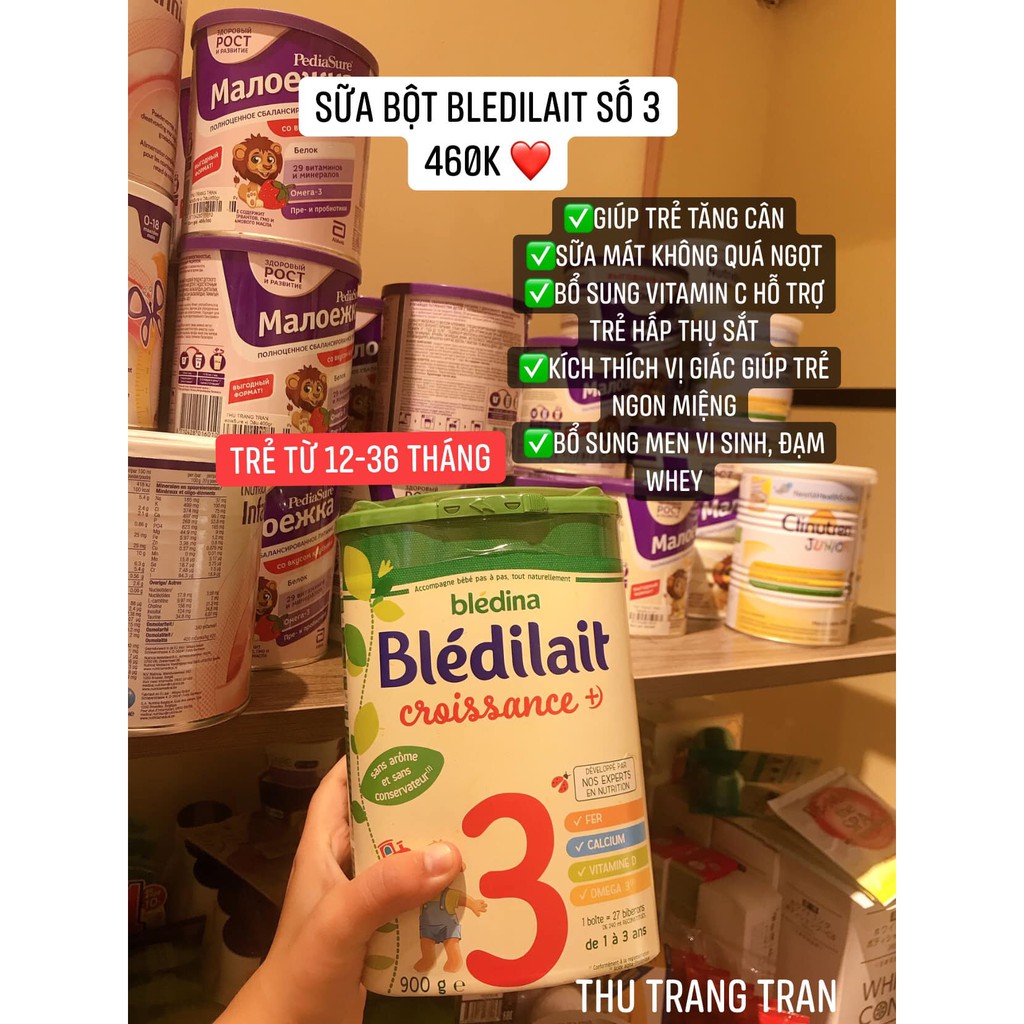 [Hàng Air] Sữa Bột Bledilait Bledina số 3