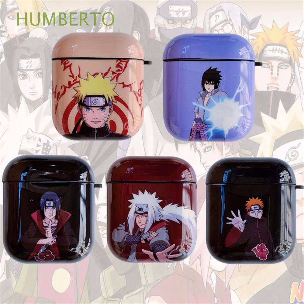 Vỏ Bảo Vệ Hộp Sạc Tai Nghe Airpods 1 2 Bluetooth Không Dây Chống Sốc Họa Tiết Hoạt Hình Naruto