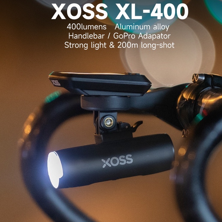 Xoss Đèn Pha Trước XL-400 XL 800 400 lumens Chuyên Nghiệp Cho Xe Đạp Leo Núi