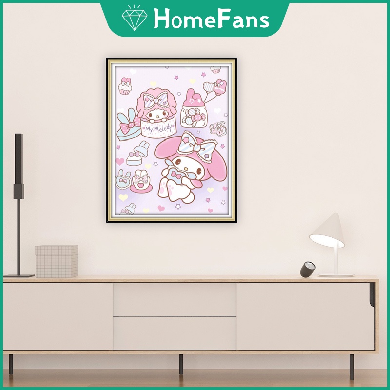 Bộ Tranh Đính Đá 5D Tự Làm Trang Trí Nhà Cửa 30x40cm / 40x50cm