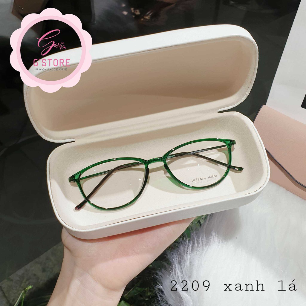 Gọng kính cận mảnh nhẹ bền đẹp, Kính mắt mèo gọng nhựa thời trang nữ 2209 nhiều màu | BigBuy360 - bigbuy360.vn