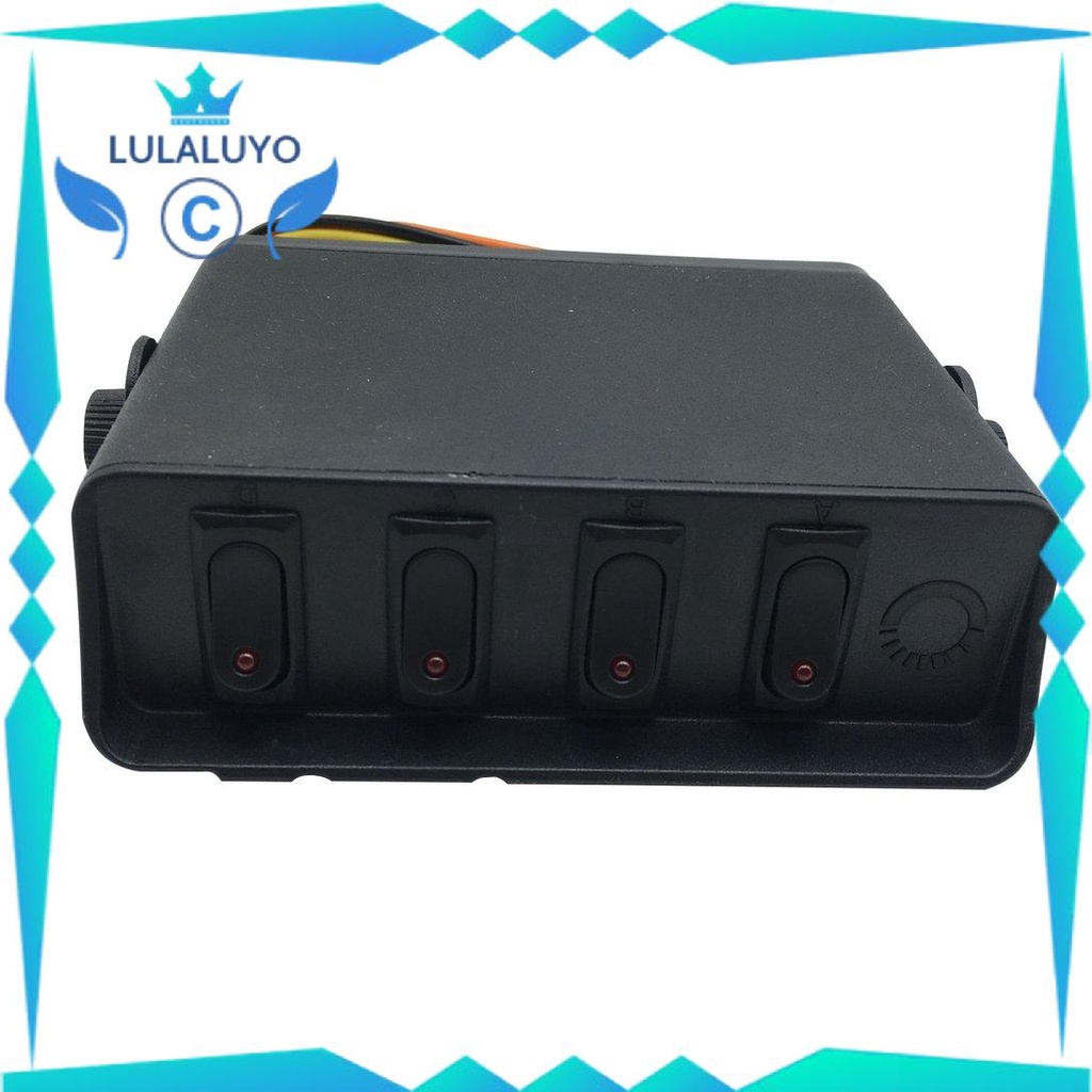 [Giá thấp] Car And Boat 4-Digit 3Pin Round Switch Panel Control System With Wiring .lu