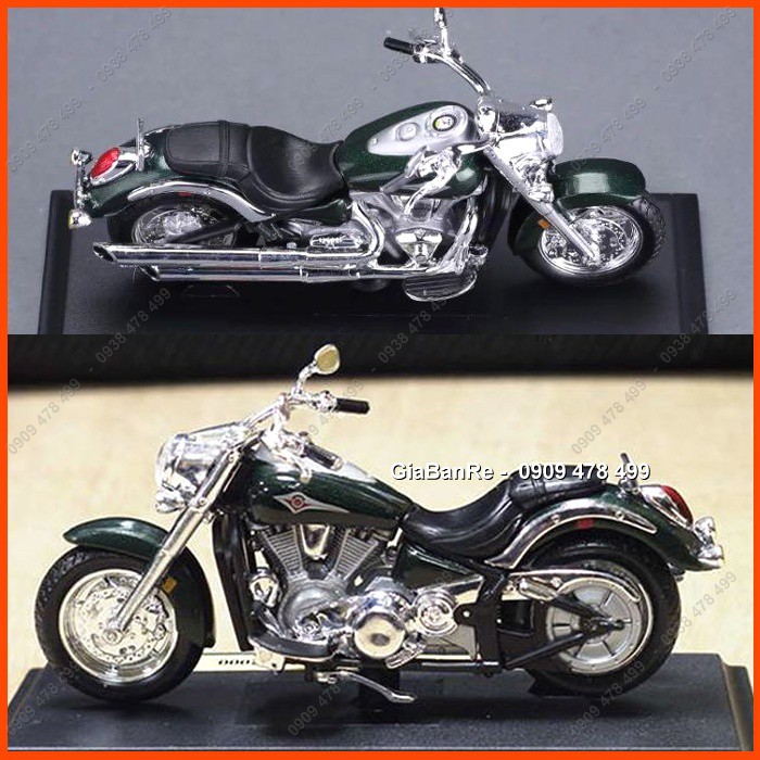 Xe Mô Hình Moto Kawasaki Vulcan 2000 Tỉ Lệ 1:18 - Maisto - 8836x