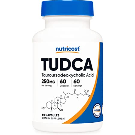 TUDCA Thực Phẩm Bổ Sung Hỗ Trợ Giải Độc Gan Nutricost Tudca 250mg 60 Viên
