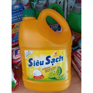 Nước rửa chén Lix siêu sạch can 3.8kg