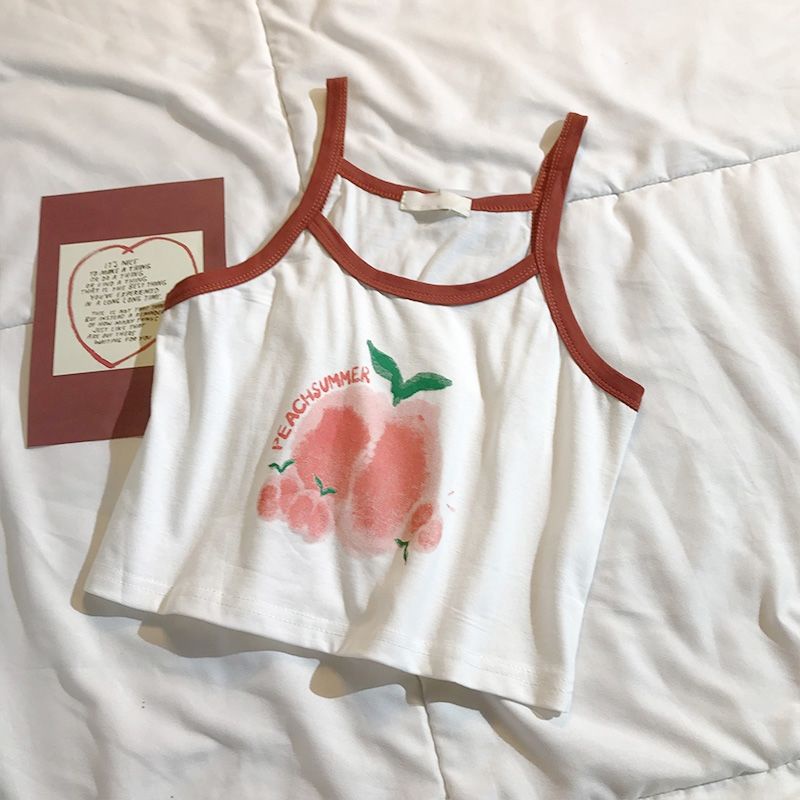 COZOK Áo Tank Top Không Tay In Họa Tiết Thời Trang