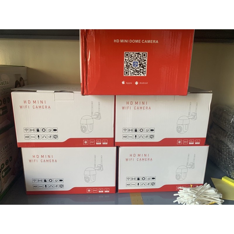 ComBo Kèm Thẻ Nhớ 32GB - Camera PTZ Ngoài Trời Mini 14_LED