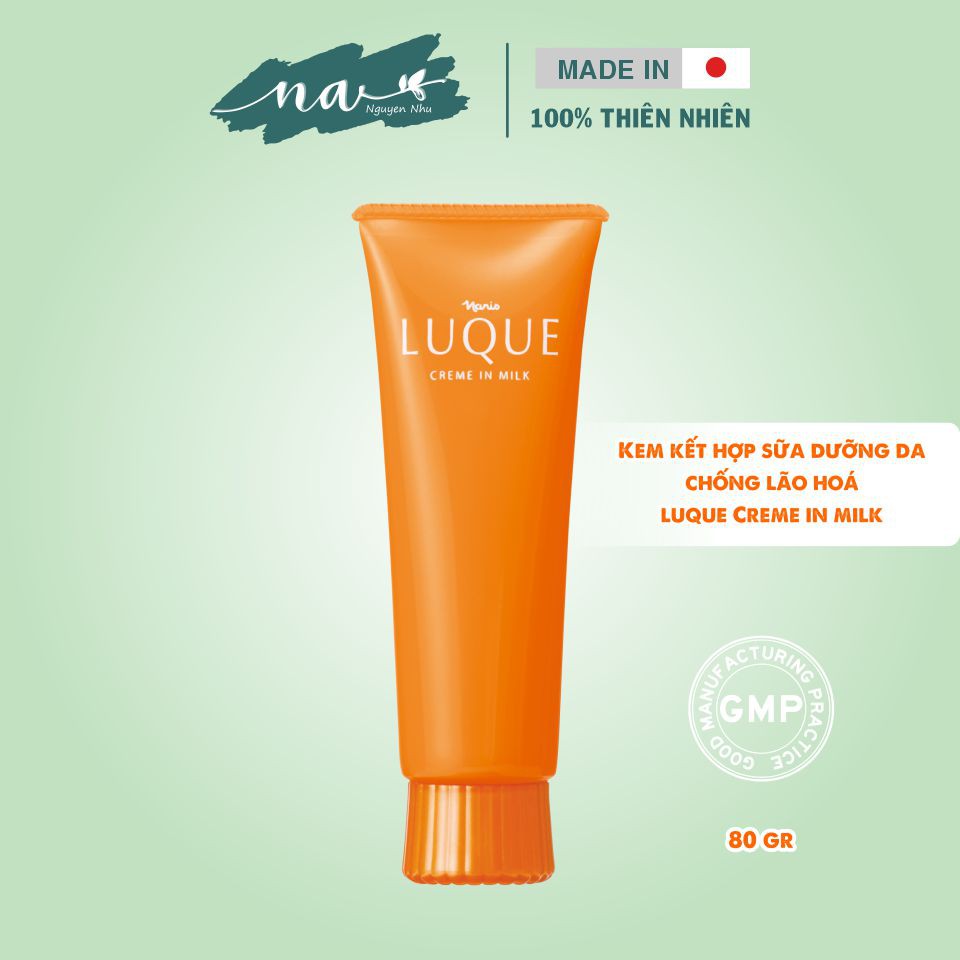 Kem dưỡng kết hợp sữa  dưỡng da Naris Luque New Cream in Milk 80g