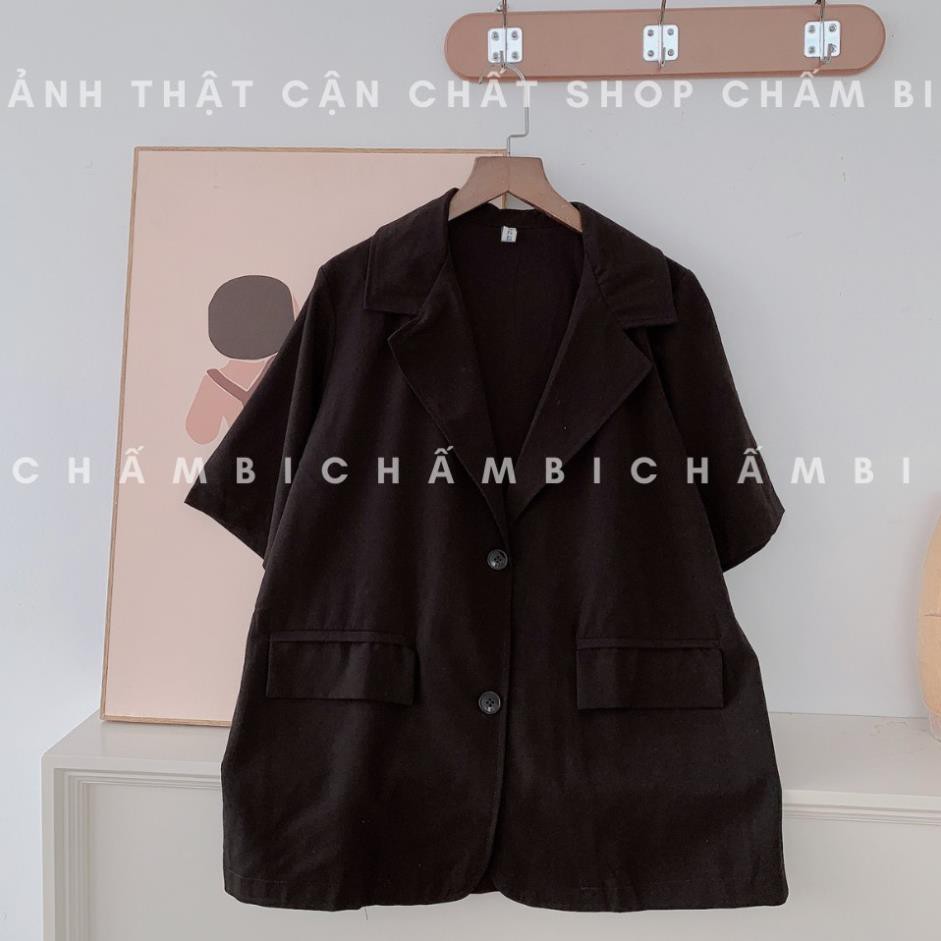 Áo Blazer style Hàn Quốc A.016, Áo blazer cộc tay một lớp 3 màu ngọt ngào nhẹ